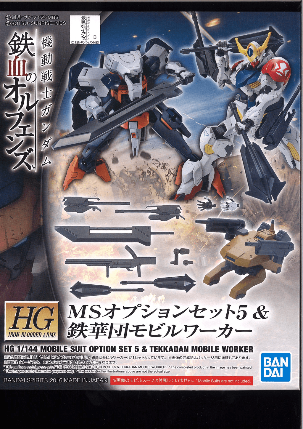 HG 1/144 MS Option Set 5 & Tekkadan Mobile Worker “GUNDAM BARBATOS LUPUS”&nbsp;Review